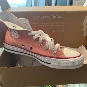Red Converse hightops